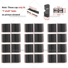 12pcs Straight Slide Fader Knob Cap For Yamaha Allen  Heath Soundcraft Black 