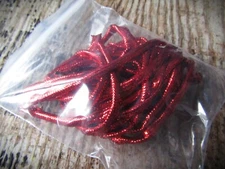 IFS 4mm x 2m Braided Mylar tubing - Red