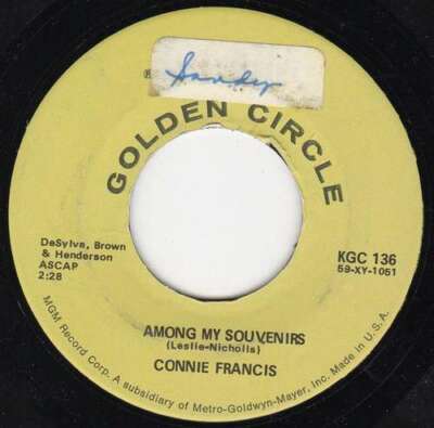 Connie Francis - Among My Souvenirs / God Bless A 7'' RE Vinyl Sch