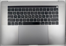 MacBook Pro 15" 2018 2019 A1990 KEYBOARD TRACKPAD NO BATTERY PALMREST GRAY A-