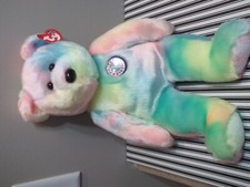 TY BEANIE BUDDY B.B. THE BIRTHDAY BEAR 2001 MWMT