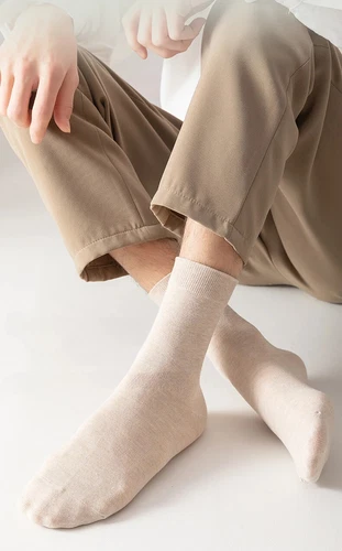 5Pairs Combed Cotton Socks Business Men High Quality Long Casual Mid Tube Socks - Picture 12 of 40