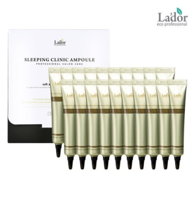 [La'dor] SNAIL SLEEPING CLINIC AMPOULE 20ml x 20ea / HAIR TREATMENT / Korea