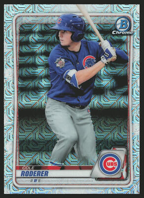 2020 Bowman Chrome #BCP-206 Cole Roederer Prospects Mojo Refractor