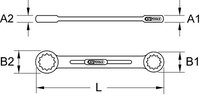 KS Tools Bronzeplus Doppel-RingschlüSsel Gerade 30X32 Mm (963.7507)