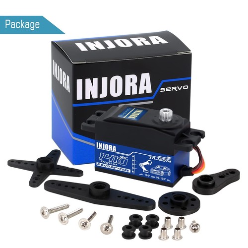 INJORA RC Digital Servo 14kg Low Profile Servo Metal Digital Core High Torque... - Picture 7 of 12