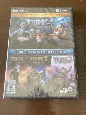 Trine Ultimate Collection 1 2 3 4 1-4 PC Steam + Bonus Content Brand New Sealed