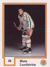1990-91 Swedish Semic Elitserien Stickers #38 Mats Lundstrom