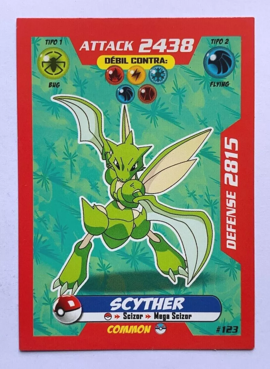 Scyther - #123 -  Pokédex