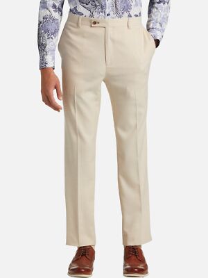 slim fit dress slacks Kenneth Cole Reaction Men's Slim Fit Solid Performance Dress Pant main image 0