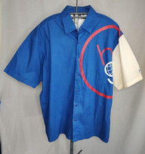 Harlem Globetrotters Vintage 90's Platinum Fubu Button Up Shirt Mens Size 2X
