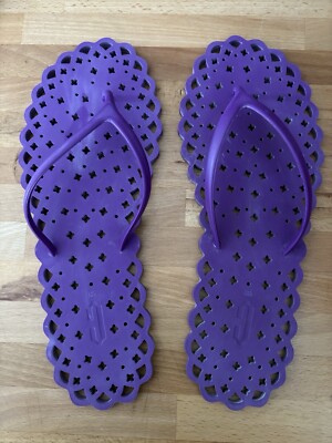 Carlotha Ray Flip Flops 41 Lila Neuwertig 