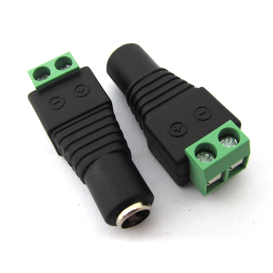 10pcs Free Solder 5.5mm x 2.1mm 2.1 DC Power Female Jack Connector For CCTV - Image 3 of 4