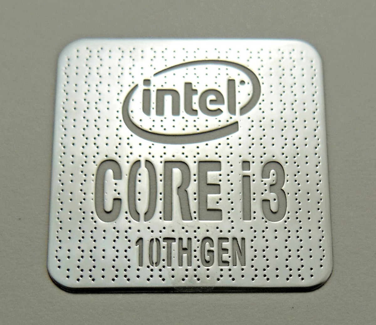 NEUF – ÉTIQUETTE Autocollante Intel Core i3 8ᵉ Génération