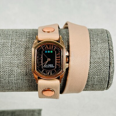 La Mer Collections Watch Womens 25mm Pink Band Wrap Around  display picture 1
