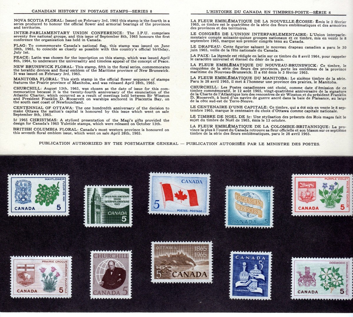 1966 Original / Vintage Canada Stamp Souvenir set | eBay