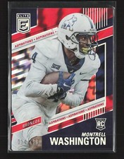 2022 Donruss Elite Aspirations Shimmer 004/499 Montrell Washington RC #169