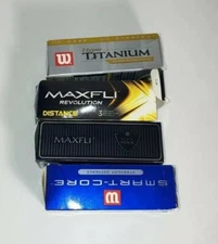 Lot of 12 golf balls several new brands Wilson and Maxfli