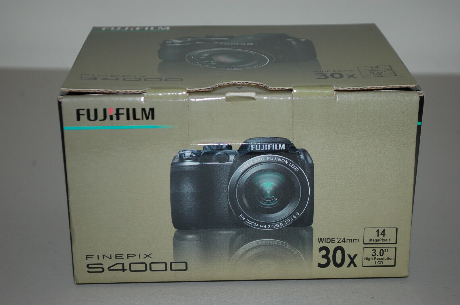 Ik denk dat ik ziek ben Waarschijnlijk Keizer Fujifilm Fuji Finepix S4000 720p HD 14MP Digital Camera 30X SWAOZ Lens 3"  LCD VG 74101007992 | eBay