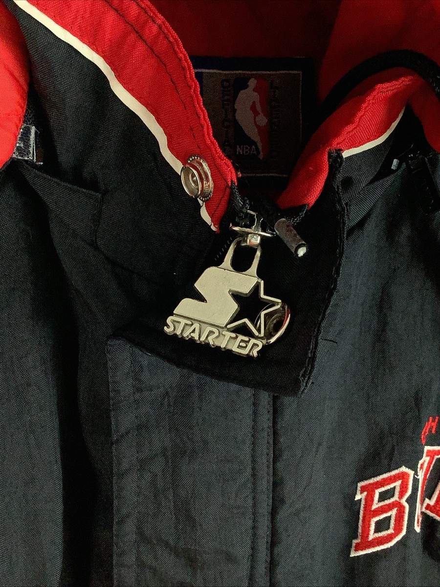 Vintage 90s Starter Chicago Bulls Puffer Jacket Kids M 12-14yrs