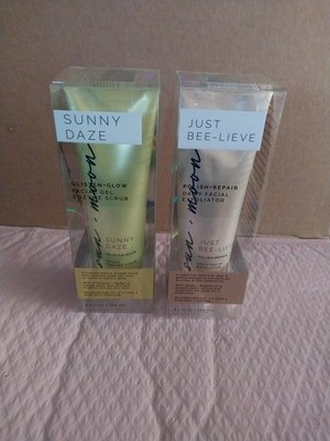 New Sun and Moon Sunny Daze and Just Bee-Lieve Facial Scrub and Exfoliate Set