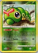 Caterpie 63/106 Common Great Encounters Pokemon Reverse Holo Moderately Played