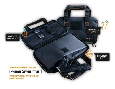 BONE-DRI Rust Prevention Handgun 2.0 Case ABSORBITS Moisture-Wicking NWT