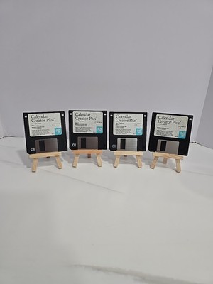 Calendar Creator Plus V 1.0 for Windows 3.5'' Disks 1 - 4 Microsoft 1992 Power Up
