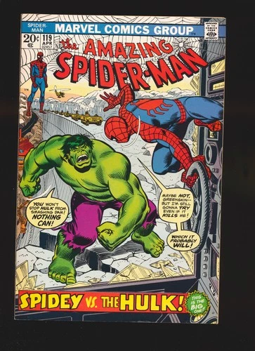 Amazing Spider-Man # 119 - Spidey vs. Hulk VF Cond