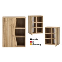 Bad Badezimmer Unterschrank Mit Regal Badezimmerschrank 60 Cm Breit Eiche
