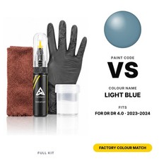 Touch Up Paint For DR DR 4.0 VS Light Blue Full Kit Professional Paint Repair