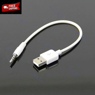USB Charger Data SYNC Cable for Apple iPod Shuffle 3rd 4th 5th 6th 7th Gen 3.5mm