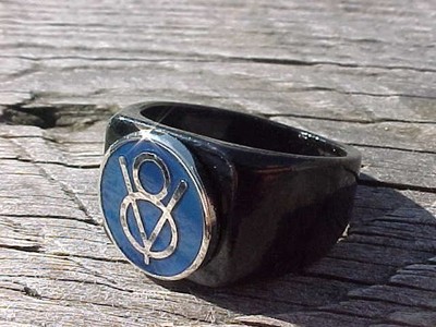 1932+ Classic Ford V8 Black Ring Size #11 NOS Unique Logo Hi-Quality