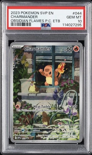 2023 POKEMON SVP EN-SV BLACK STAR PROMO #044 CHARMANDER PSA 10