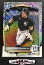 2025 Bowman Draft #BDC-59 Kevin McGonigle Chrome Mojo Refractor Detroit Tigers