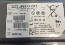 OEM - Lifepak CR2 AED Lithium Battery Pack 12V  No Box 3/2028