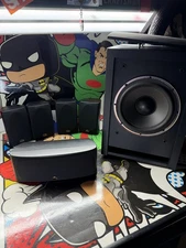 YAMAHA & Polk Audio Home Theater System 5.1 stereo receiver/Powered Subwoofer🔥