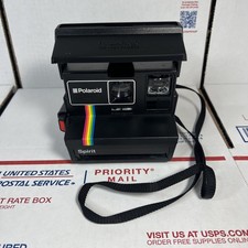 MINT - Polaroid Camera Spirit 600 Land W/Rainbow Stripe - Same Day - WARRANTY