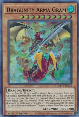 Dragunity Arma Gram Ultra Rare Ghosts From the Past GFTP-EN036