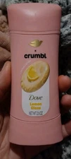 Dove x Crumbl Lemon Glaze 2.6 oz Deodorant