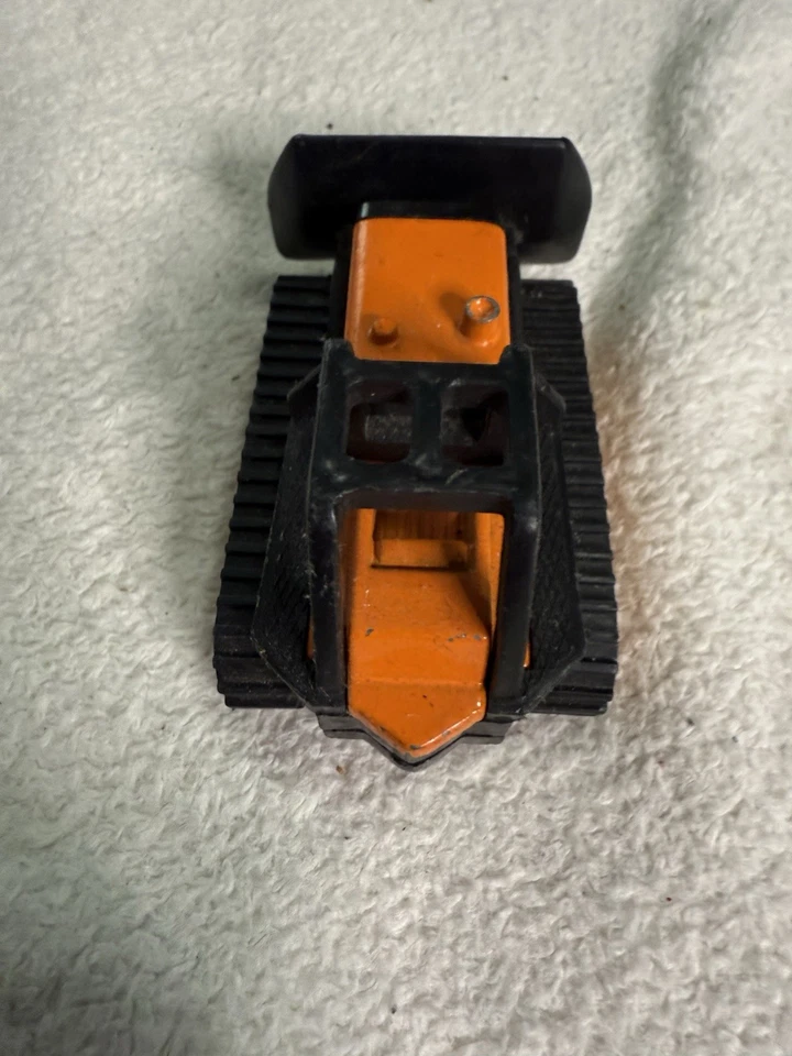 MCDONALDS TONKA Mini Bulldozer Construction 2003 Orange Hasbro Happy Meal  - Image 2 of 4
