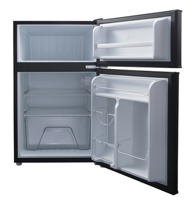 Galanz GL31BKE 3.1 Cu ft Two Door Black Compact Fridge with