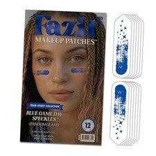 Makeup Patches - Speckles - Glow Up Make-Up Blue Game Day Face Speckles