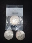 Lot of 3 - 2010 & 2021 $1 American Silver Eagle 1 oz BU / Toned