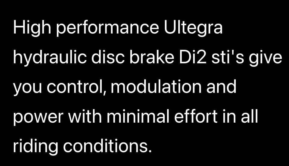 Shimano Ultegra Di2 Hydraulic Disc Brakes ST R8070 BR R8070 LEFT HAND STI REAR - Image 3 of 4