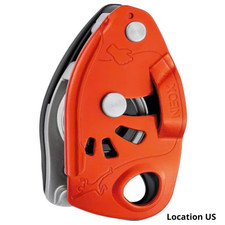 Petzl NEOX Assisted Blocking Belay Device, Orange