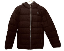 Under Armour Jacket Kids 18-20 Navy Blue Hooded Puffer UA Storm Winter Coat