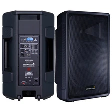 2-Way 15" Active Bluetooth Speaker PA 3500W Peak Power Studio Speaker W/ TWS USB