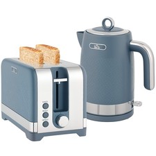 HOMCOM 3000W Rapid Boil Jug Kettle and Toaster Set with 7 Browning Settings