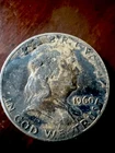 1960 Franklin Half Dollar 90% Silver